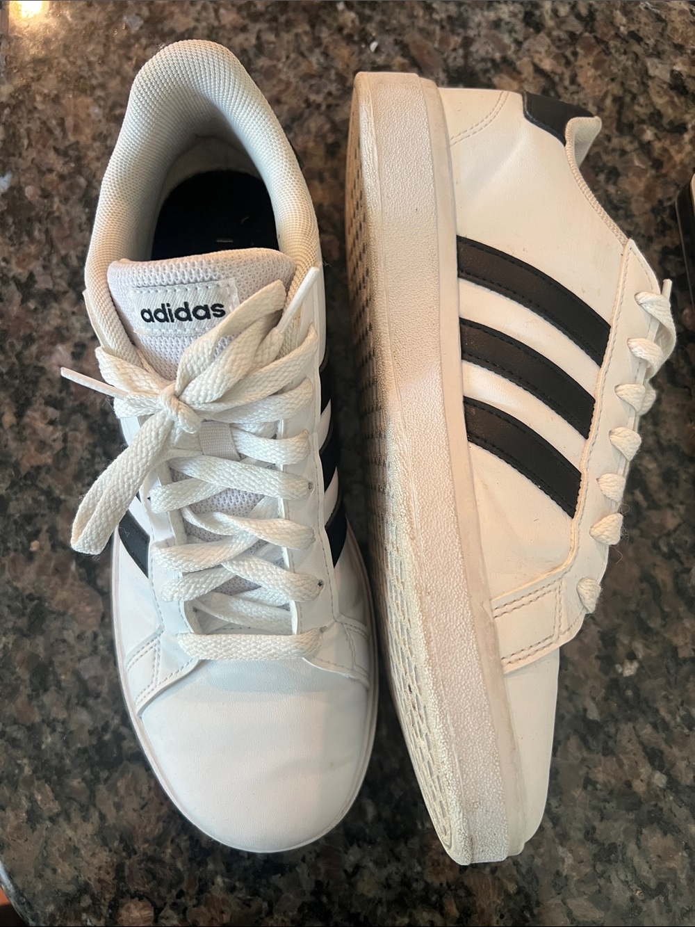 ADIDAS GRAND COURT SHOES- men’s/boys size 6.